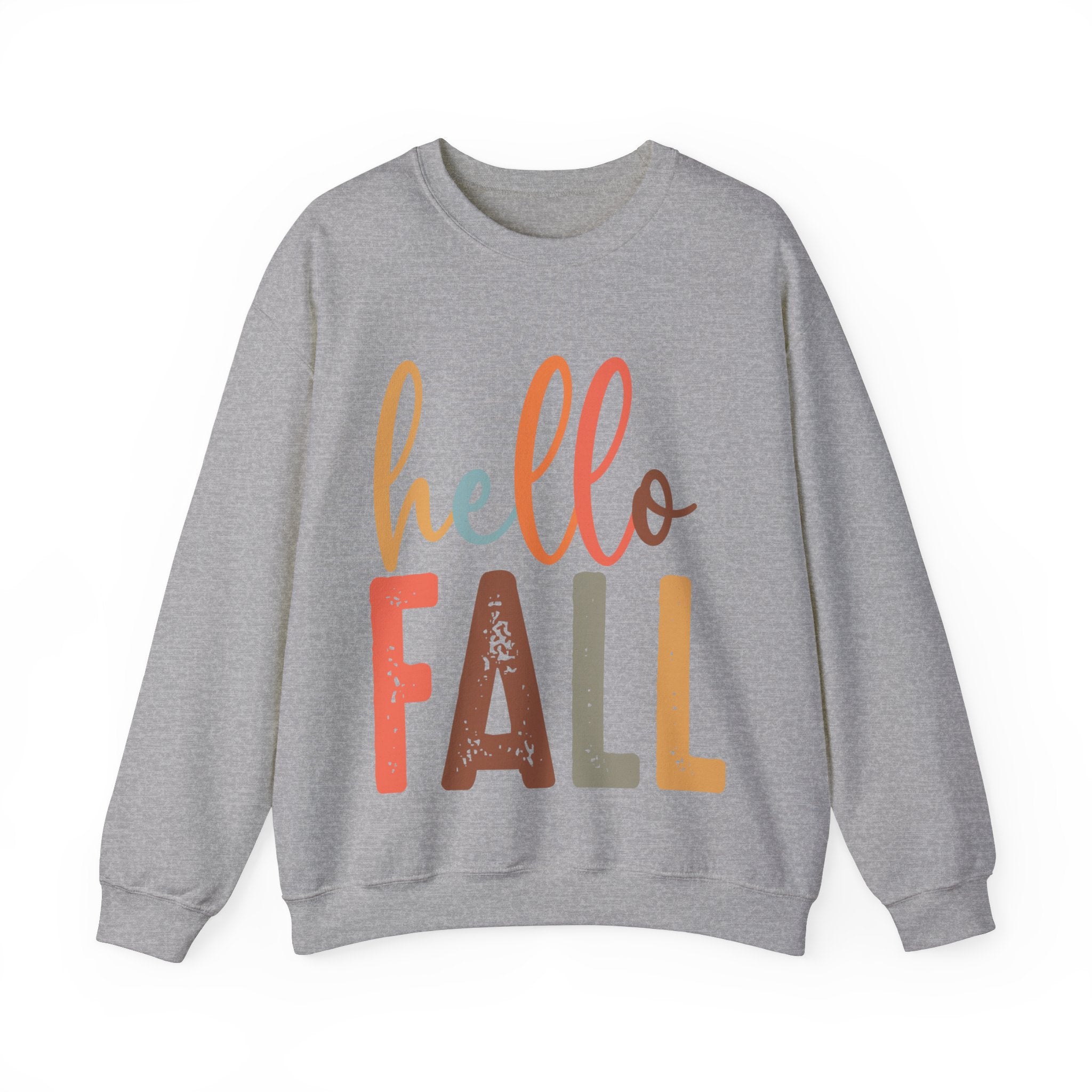 Hello Fall, Hellow Fall Sweatshirt,  Unisex Heavy Blend™ Crewneck Sweatshirt