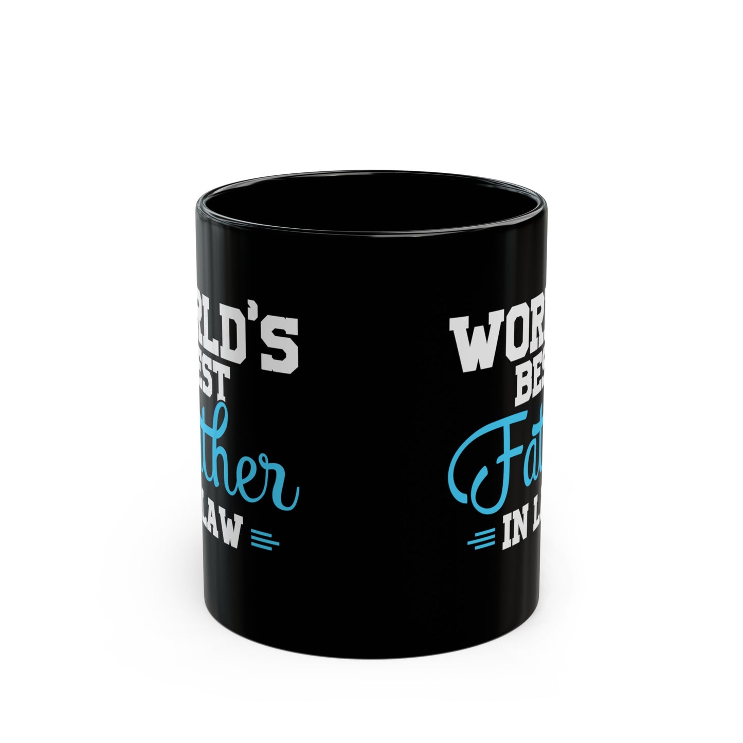 World's Best Father-In-Law 11oz Black Mug