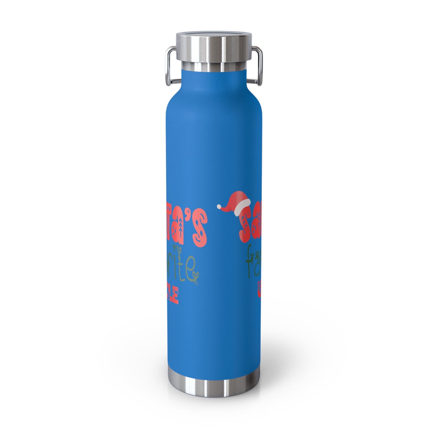 Santa's Favorite Uncle Copper Vacuum Insulated Bottle, 22oz