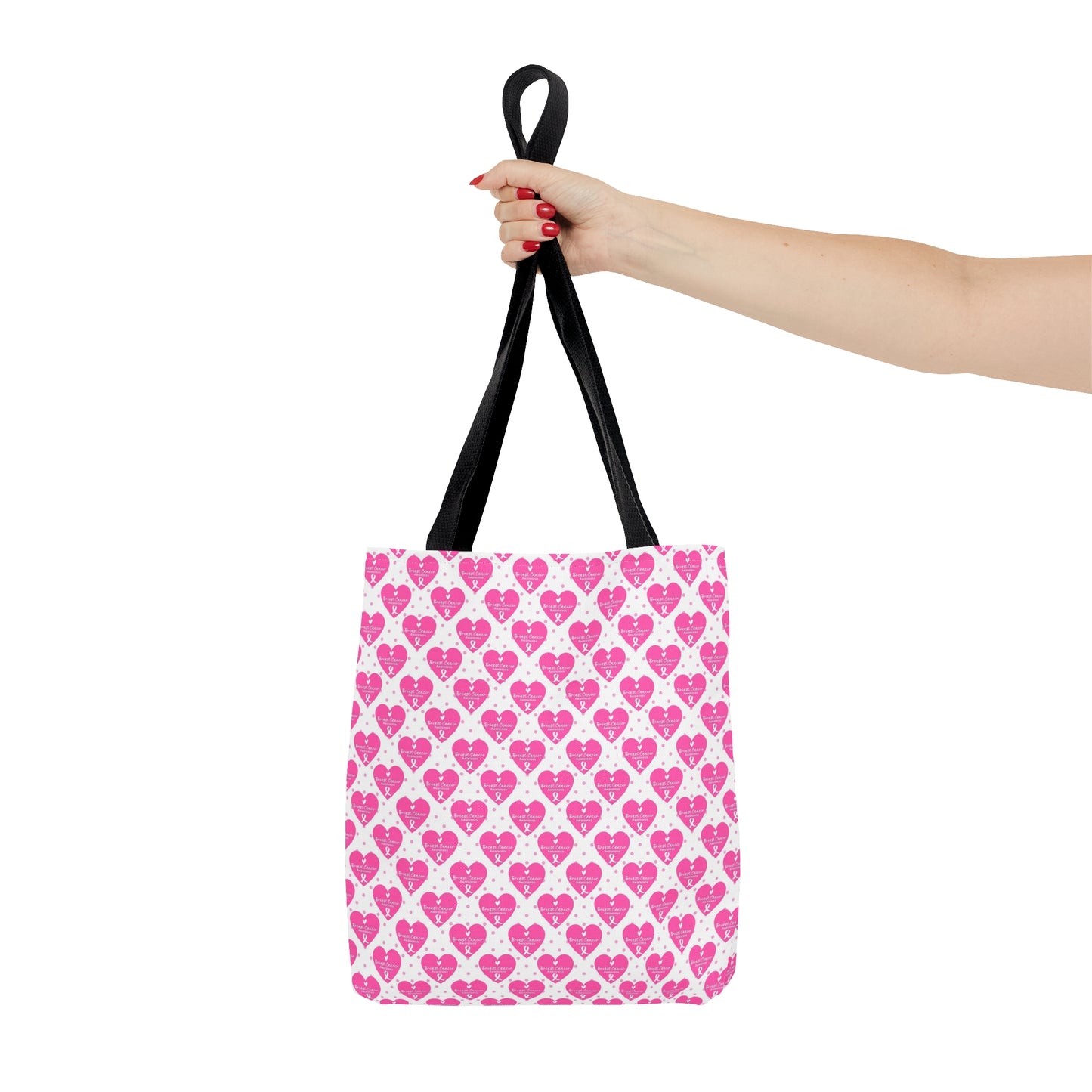 Pink Breast Cancer Awareness Tote Bag