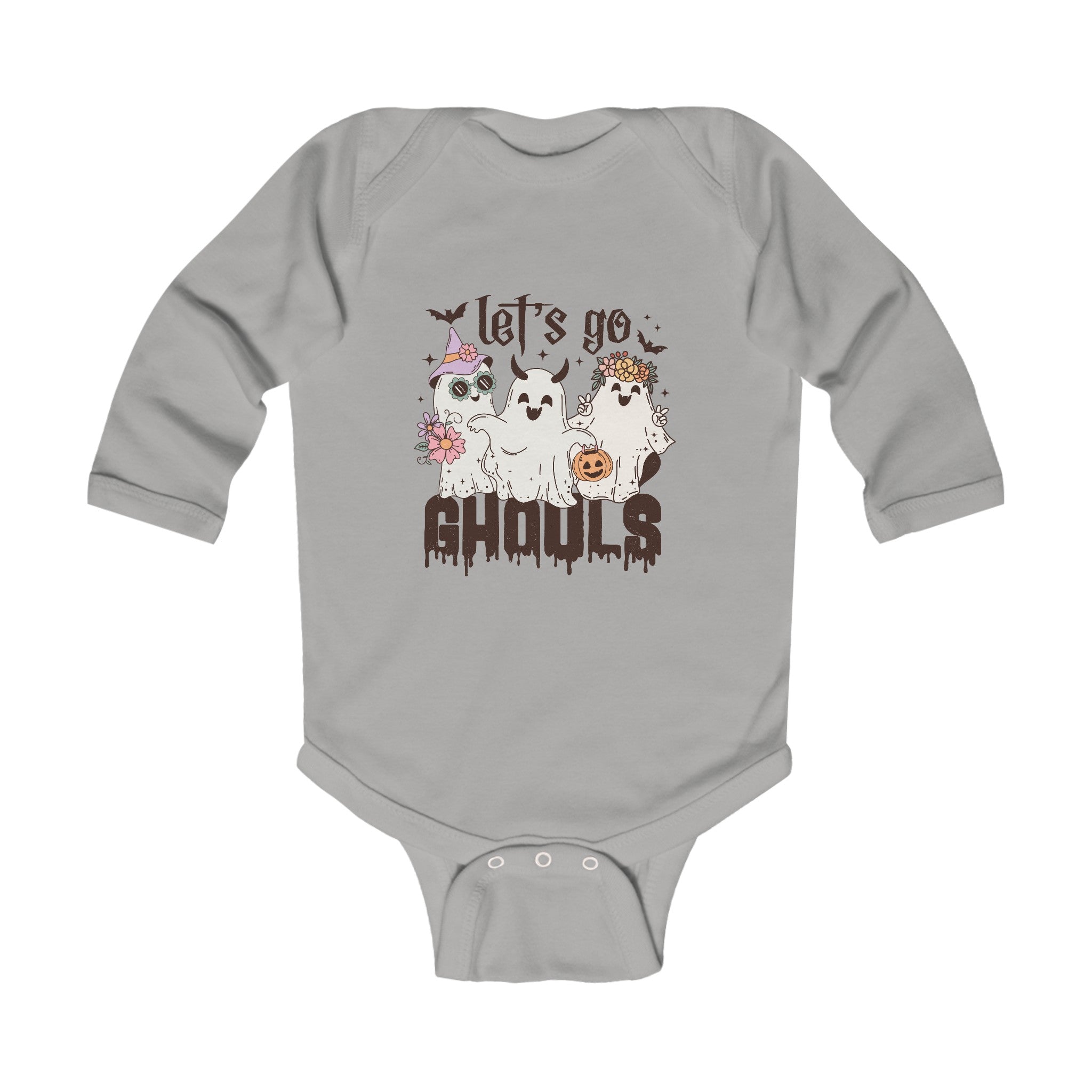 Let's Go Ghouls Infant Long Sleeve Bodysuit
