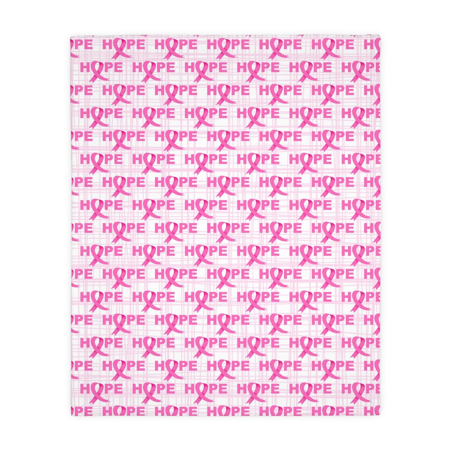 Breast Cancer Awareness, BCA Blanket, Breat Cancer Blanket, Velveteen Microfiber Blanket (Two-sided print)