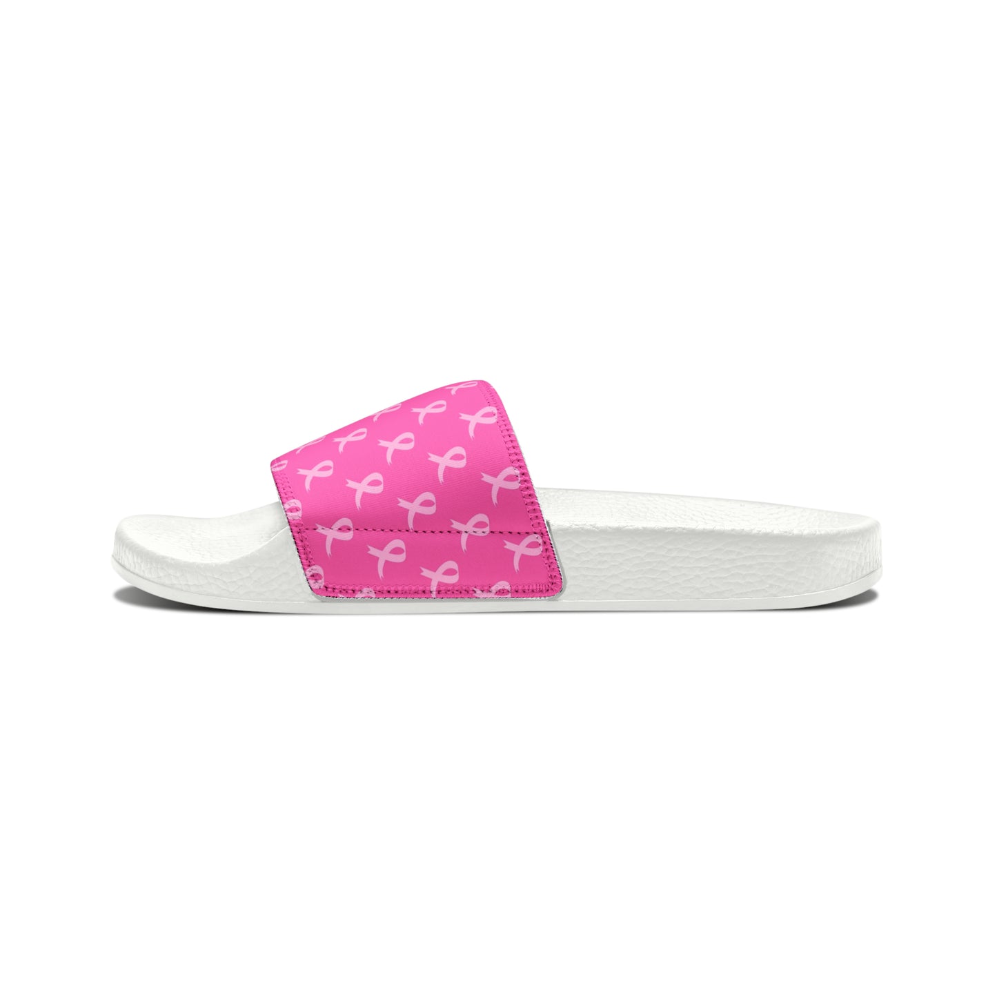 Breast Cancer Women's PU Slide Sandals