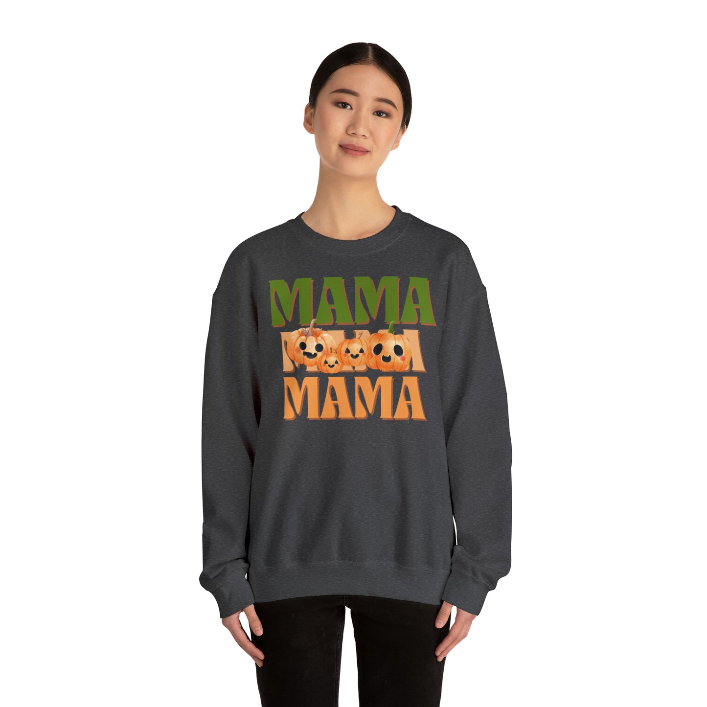 Mama Pumpkin Unisex Heavy Blend™ Crewneck Sweatshirt