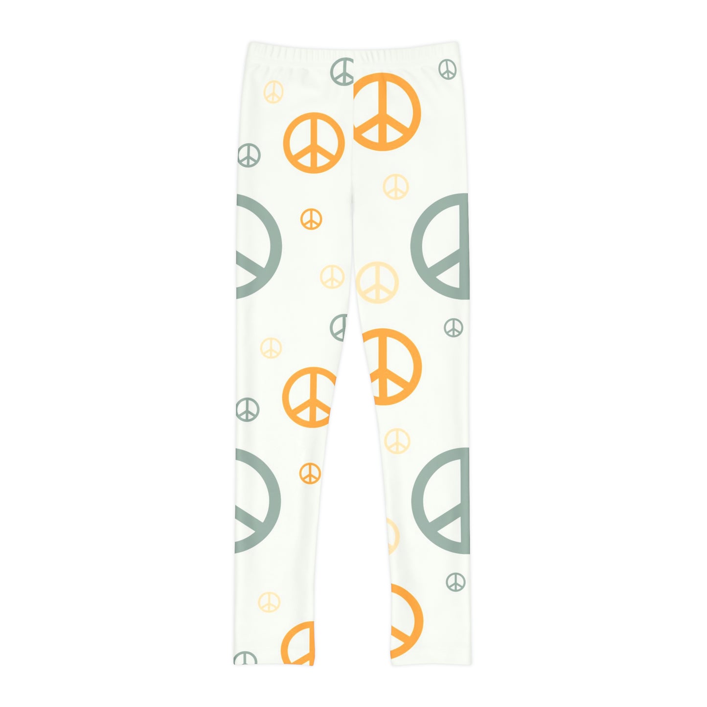 Peace Signs Youth Full-Length Leggings