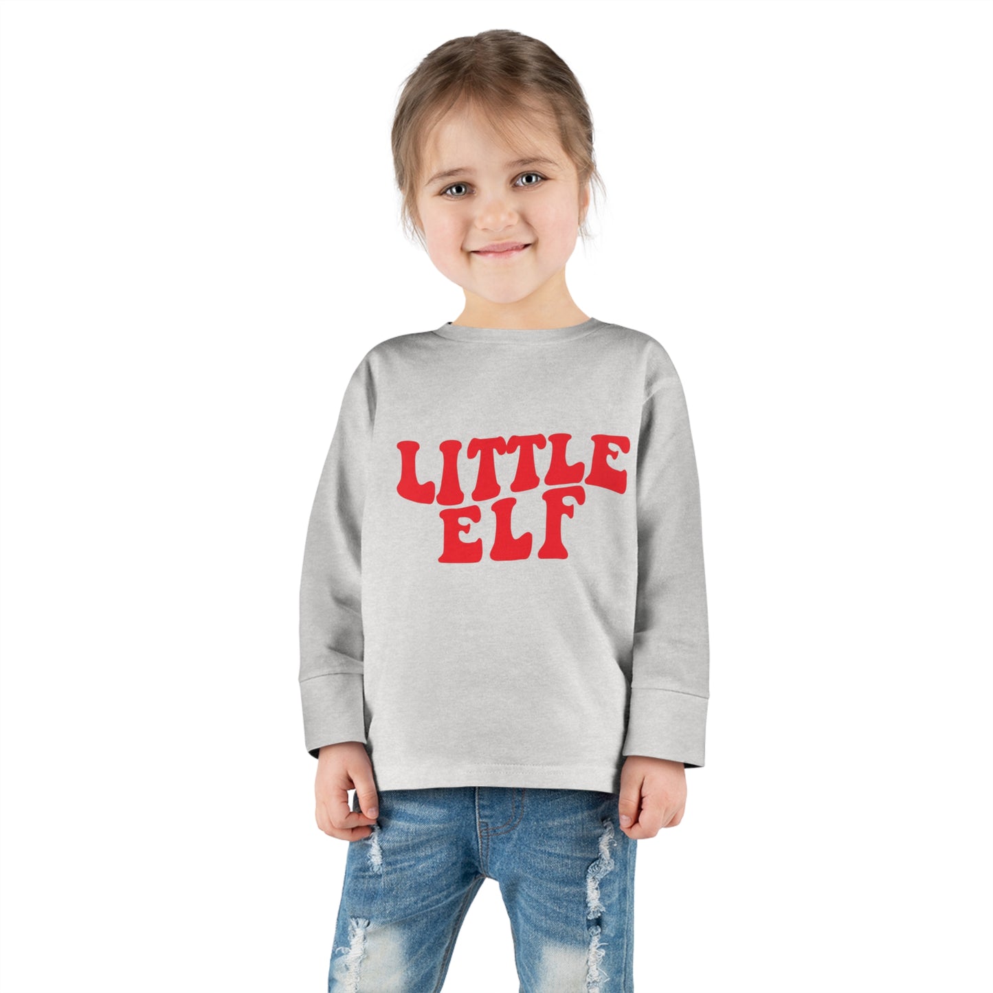 Little Elf Toddler Long Sleeve Tee