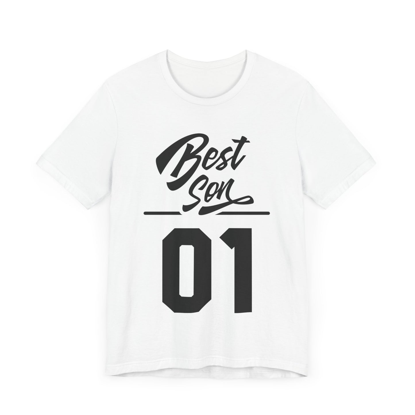 Best Son 01, Best Son Tee, Best Son T-shirt, Gift for Son, Dad to Son Gift, Unisex Jersey Short Sleeve Tee