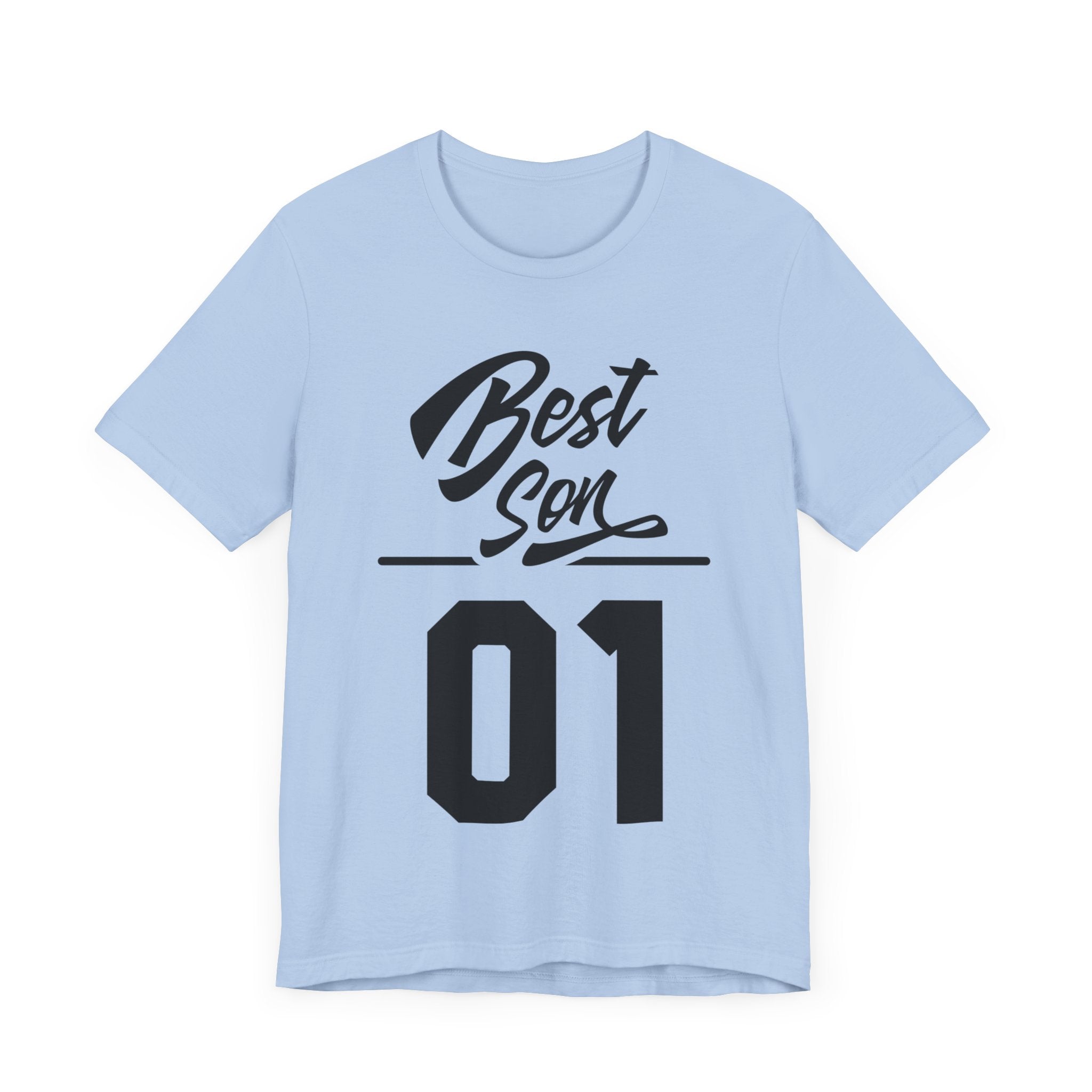 Best Son 01, Best Son Tee, Best Son T-shirt, Gift for Son, Dad to Son Gift, Unisex Jersey Short Sleeve Tee