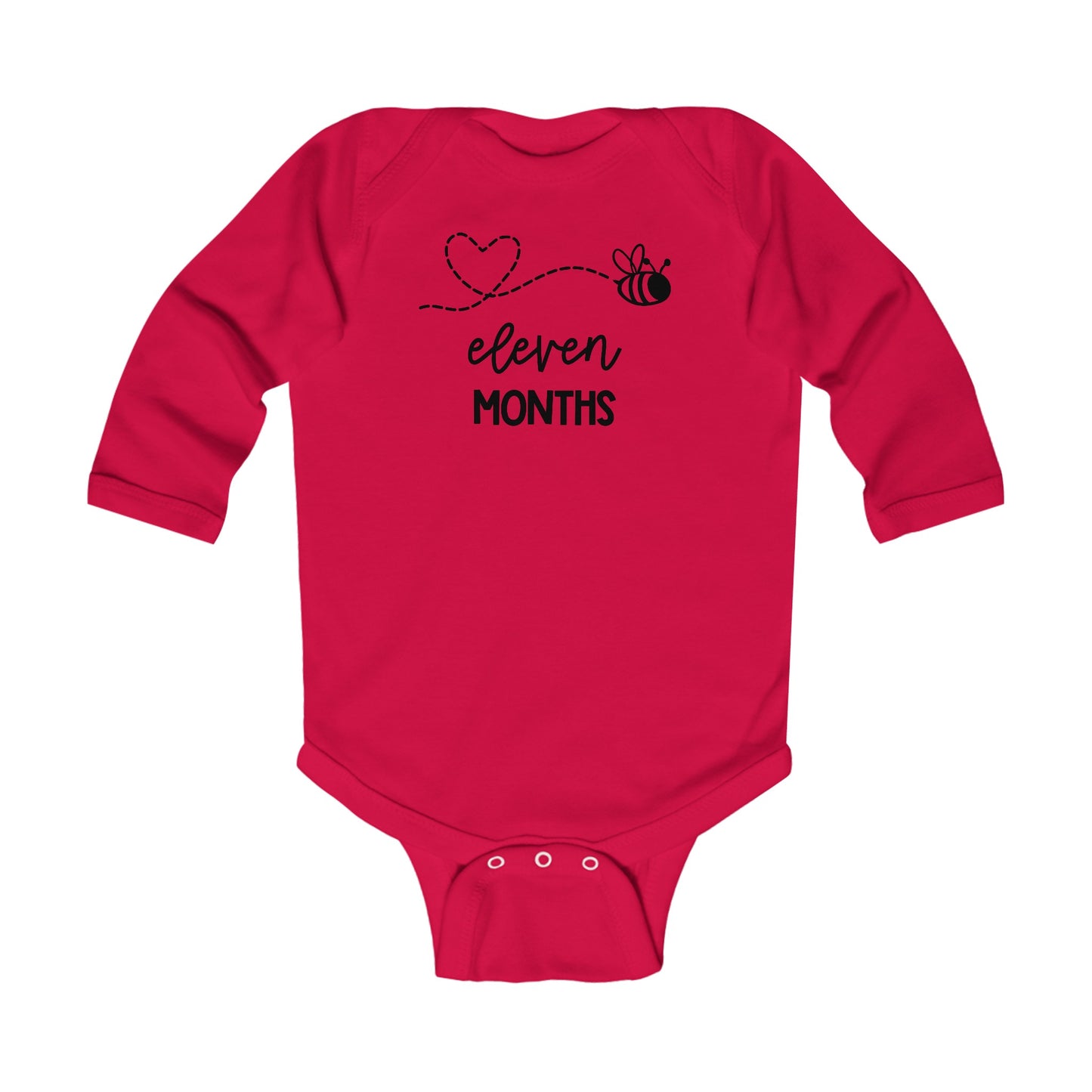 Eleven Months, Eleven Months Old, 11 months, Month Milestones, Baby Milestones, Infant Long Sleeve Bodysuit