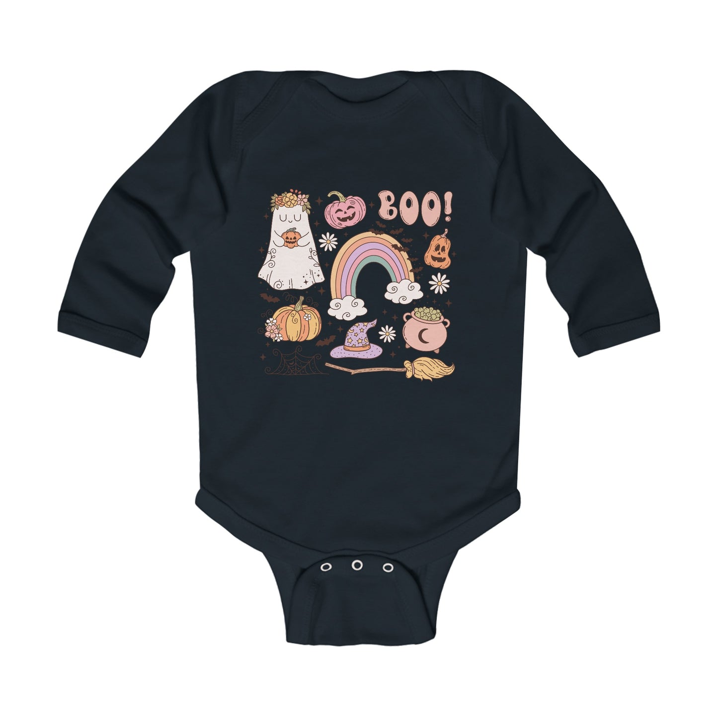 Boo Infant Long Sleeve Bodysuit