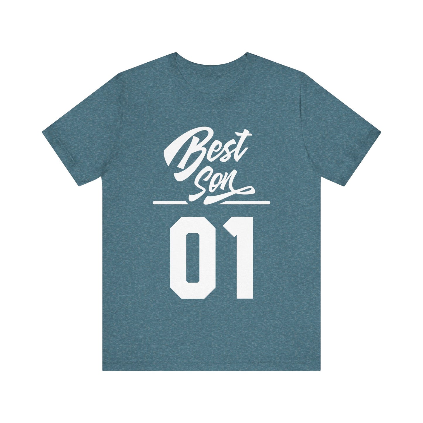 Best Son 01, Best Son Tee, Best Son T-shirt, Gift for Son, Dad to Son Gift, Unisex Jersey Short Sleeve Tee