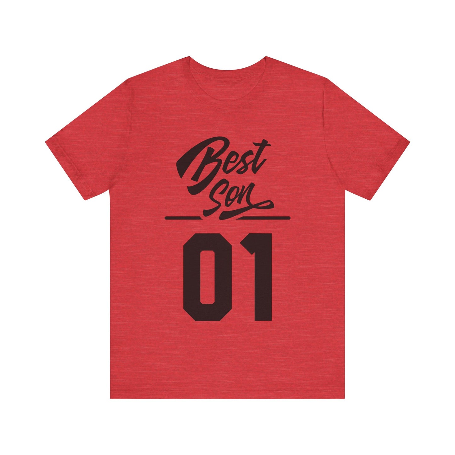 Best Son 01, Best Son Tee, Best Son T-shirt, Gift for Son, Dad to Son Gift, Unisex Jersey Short Sleeve Tee