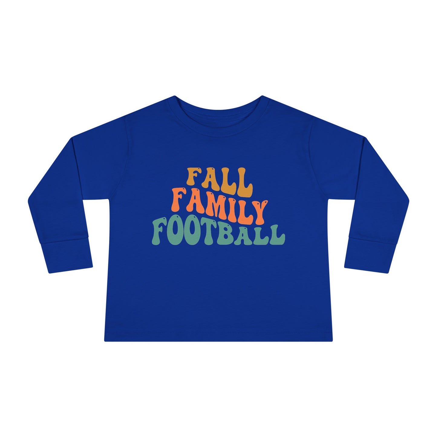 Fall Family Football Toddler Long Sleeve Tee