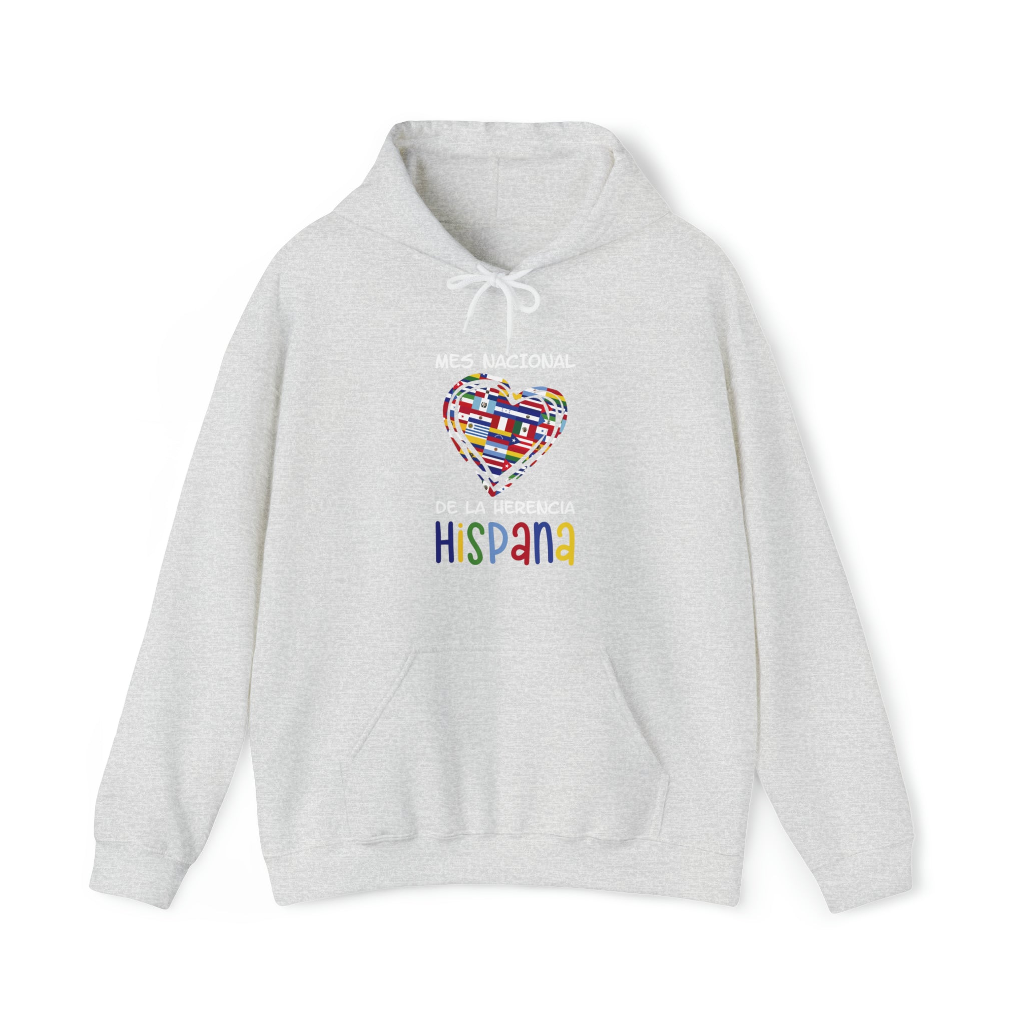 Mes Nacional Heart - Hispanic Heritage Month Unisex Hoodie
