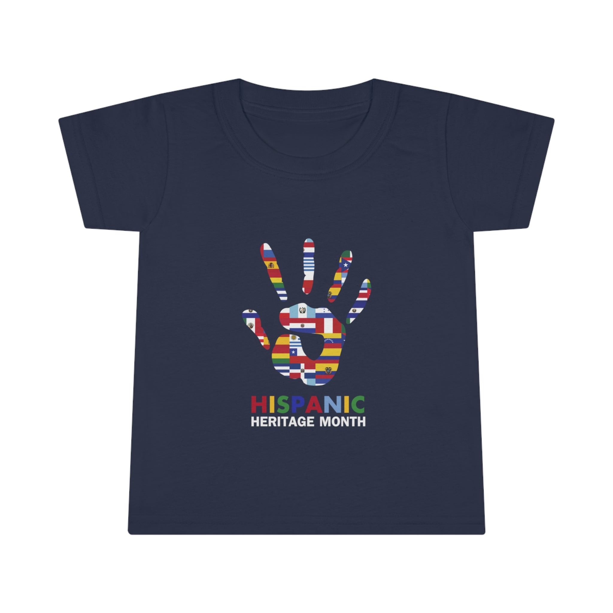 Flag Handprint - Hispanic Heritage Month Toddler T-shirt