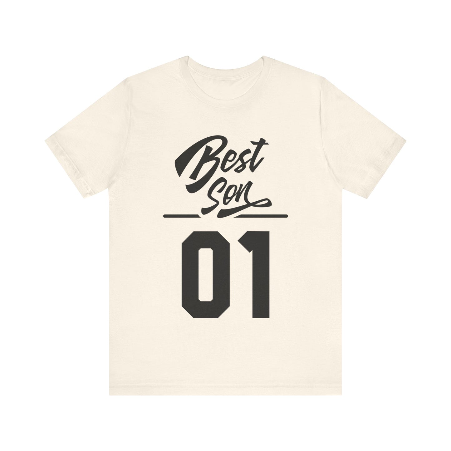 Best Son 01, Best Son Tee, Best Son T-shirt, Gift for Son, Dad to Son Gift, Unisex Jersey Short Sleeve Tee