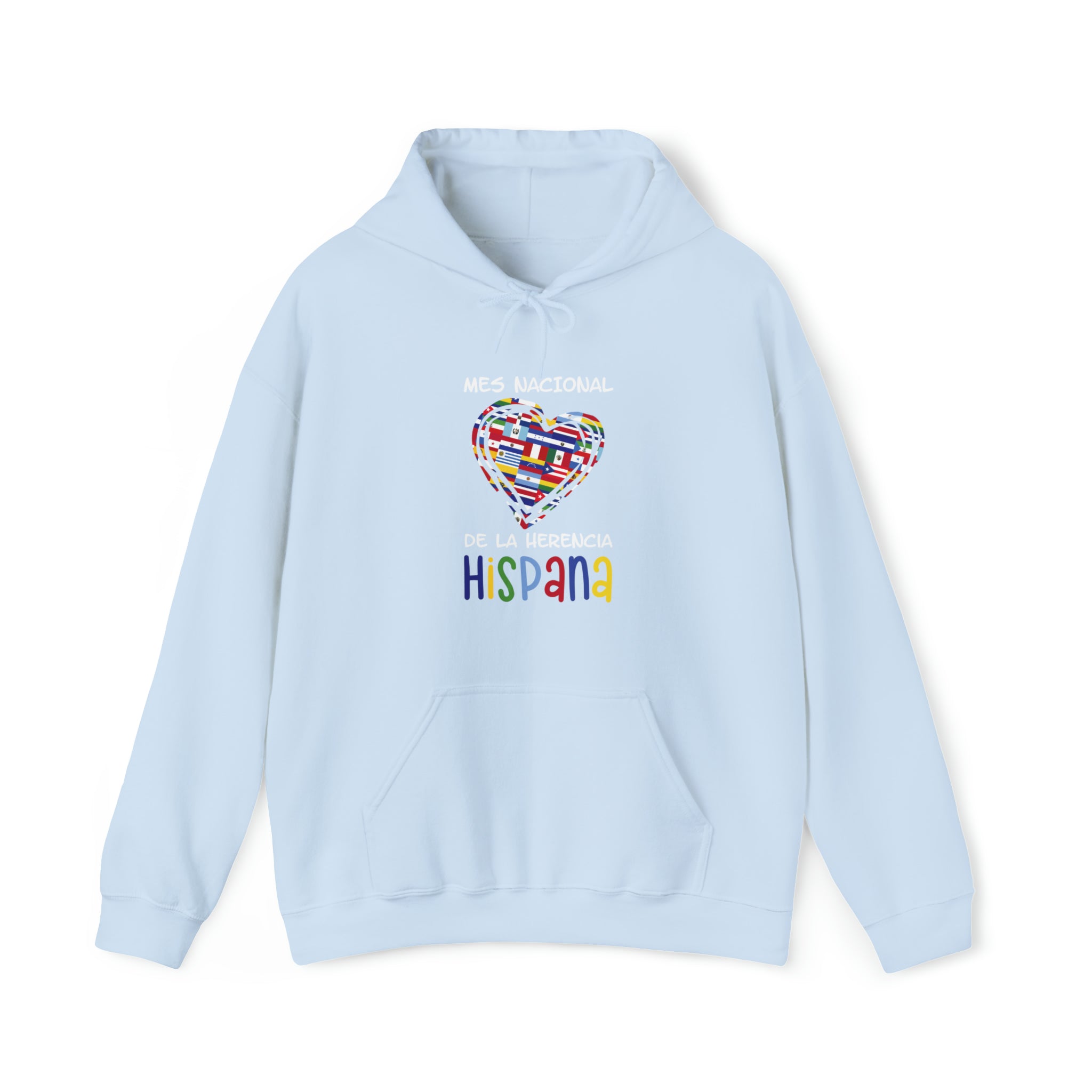 Mes Nacional Heart - Hispanic Heritage Month Unisex Hoodie