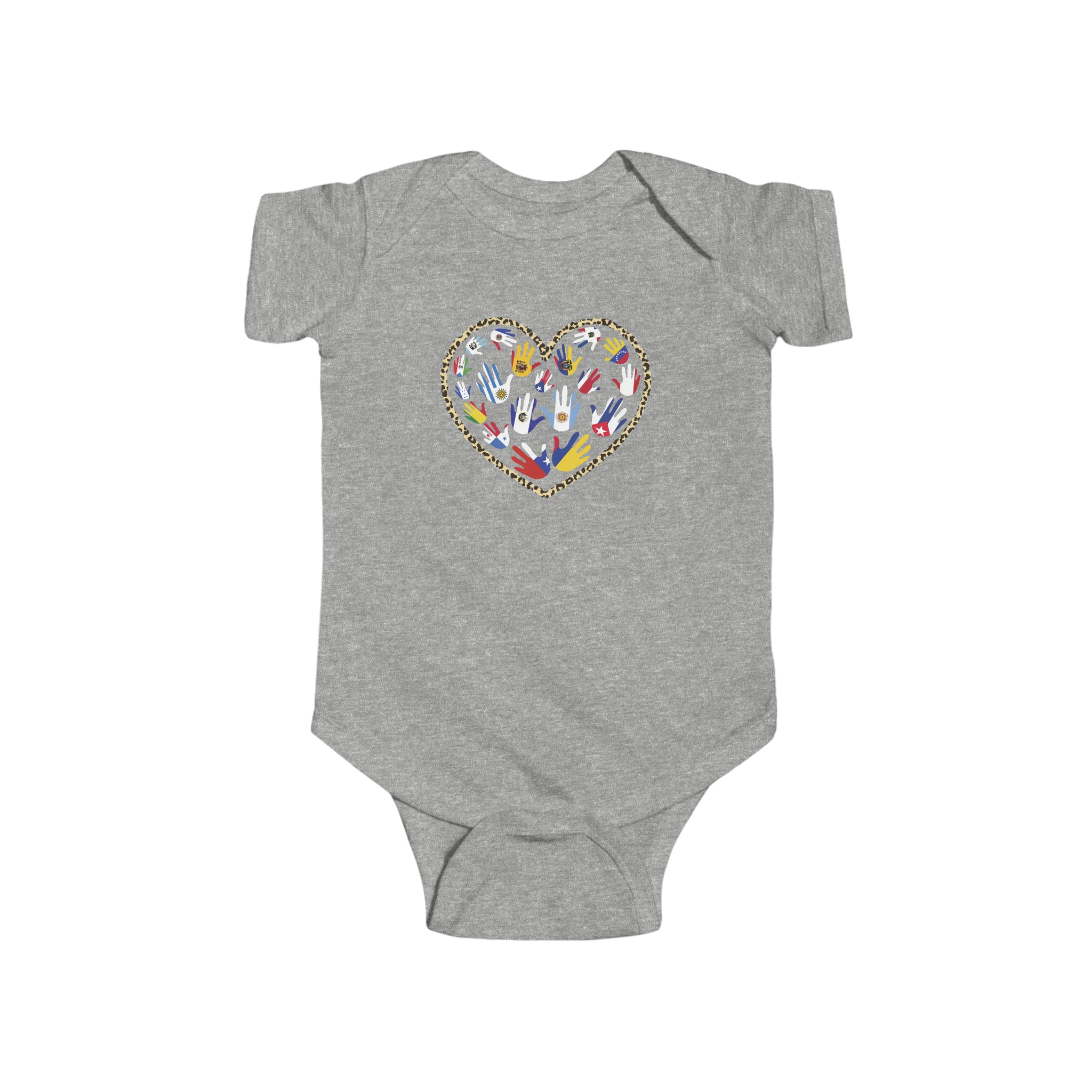 Hands in Heart - Hispanic Heritage Month Infant  Bodysuit