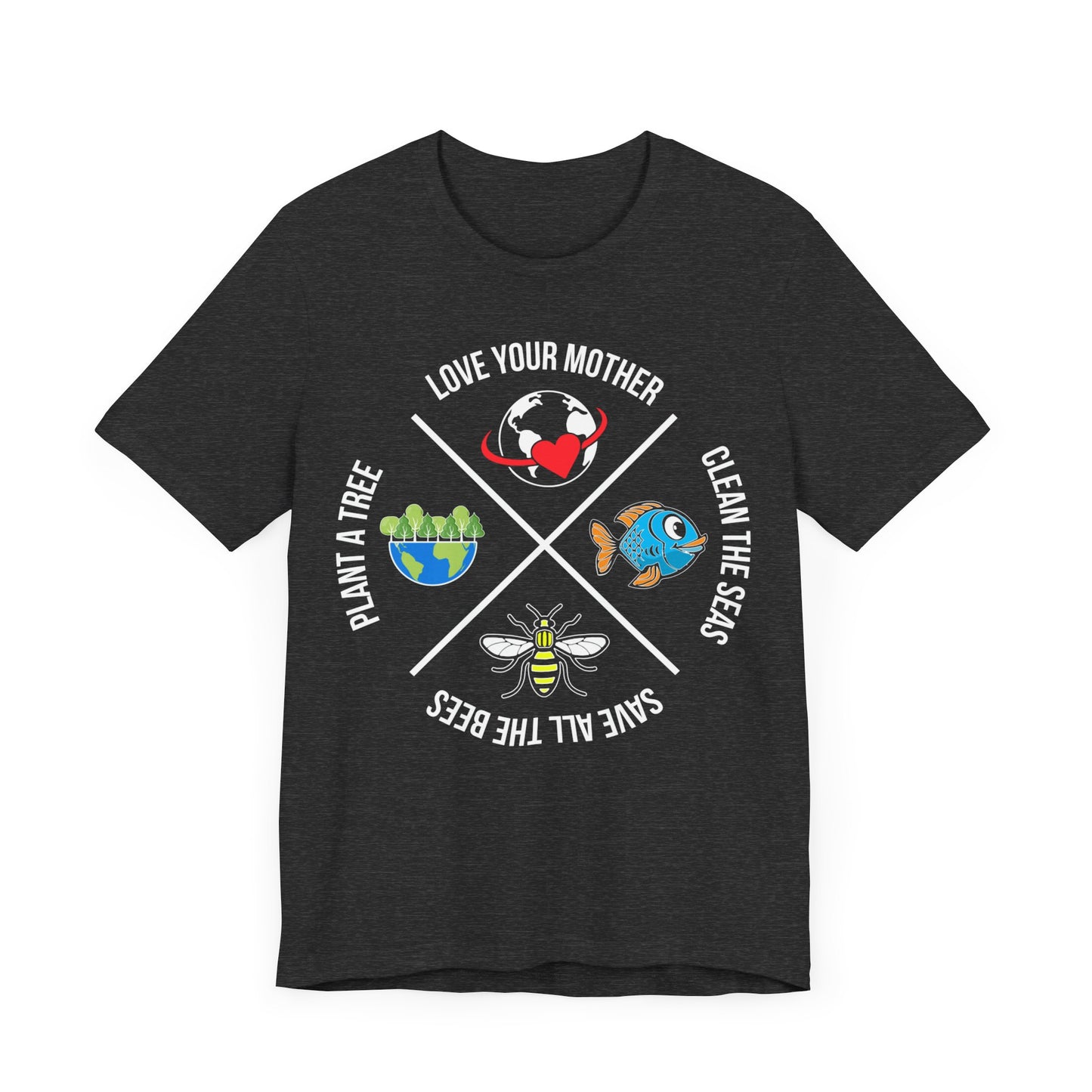 Plant A Tree Shirt, Clean The Seas Tee, Save The Bees Shirt, Love Your Mother T-Shirt, Earth Day Shirt, Earth Day Gift, Save The Planet Tee, Unisex Tee