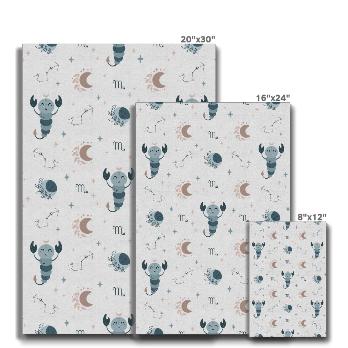 Scorpio Pattern Eco Canvas