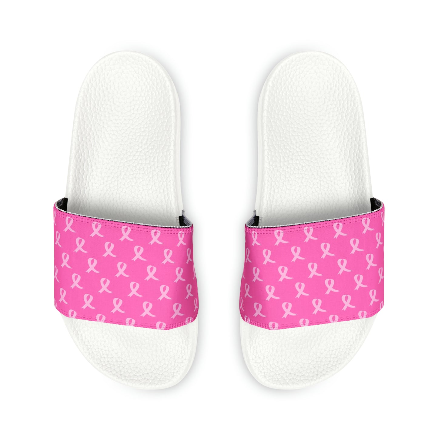 Breast Cancer Women's PU Slide Sandals