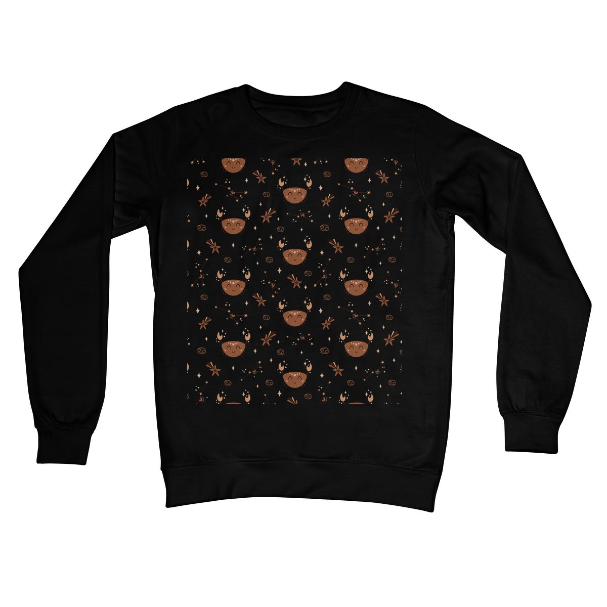 Cancer Pattern Crew Neck Sweatshirt