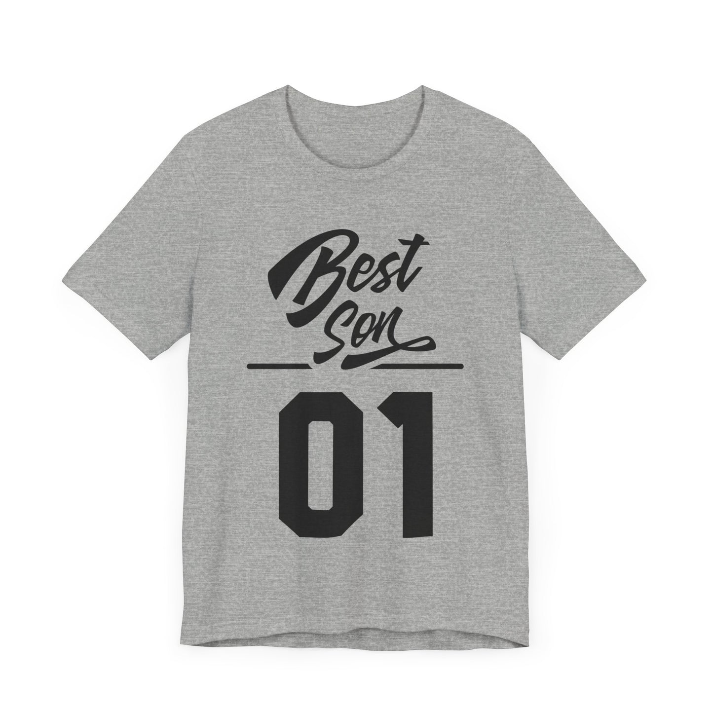 Best Son 01, Best Son Tee, Best Son T-shirt, Gift for Son, Dad to Son Gift, Unisex Jersey Short Sleeve Tee