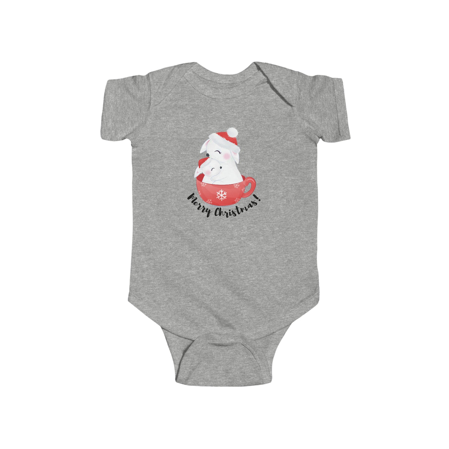 My First Merry Christmas Infant Fine Jersey Bodysuit