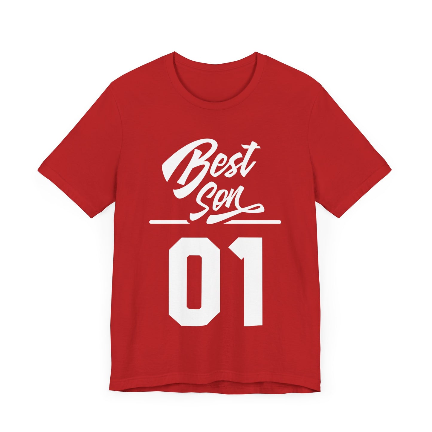 Best Son 01, Best Son Tee, Best Son T-shirt, Gift for Son, Dad to Son Gift, Unisex Jersey Short Sleeve Tee