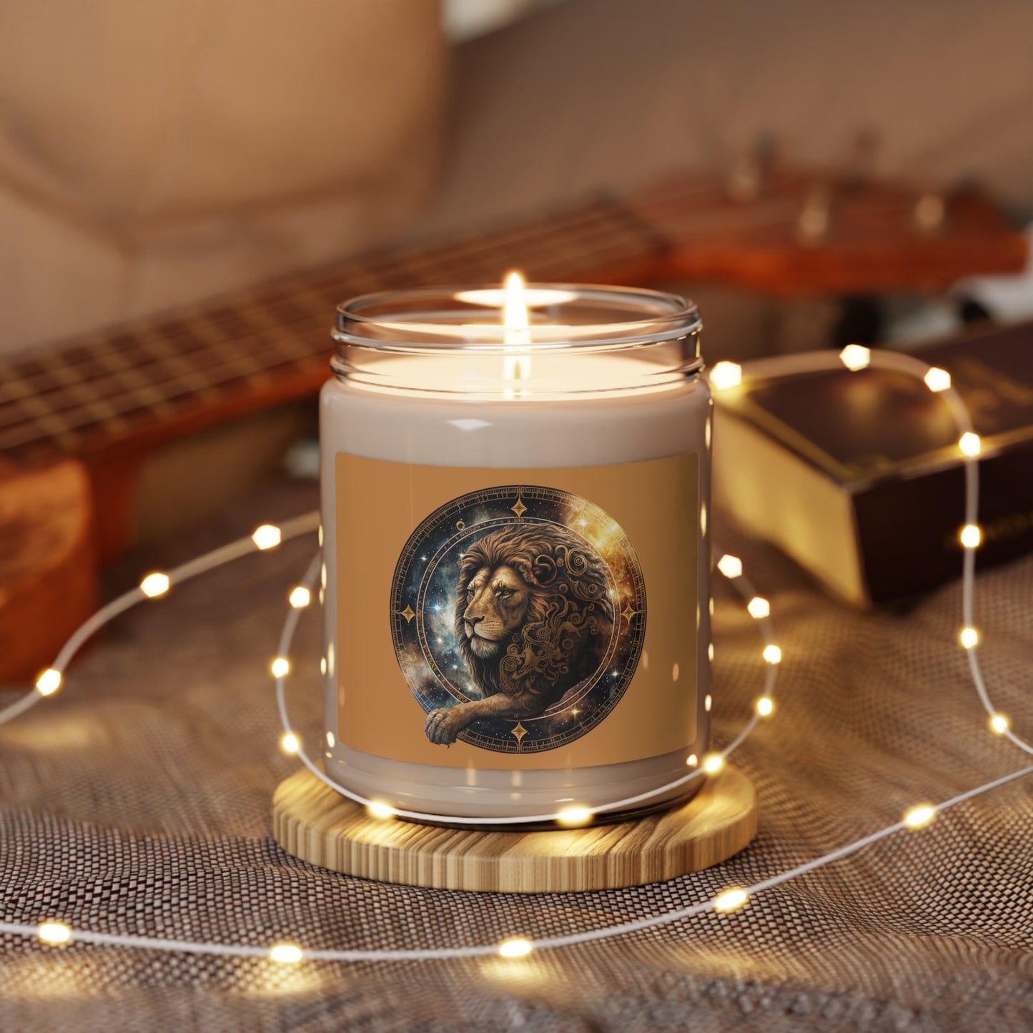 Leo Star Sign Soy Candle Zodiac Customized Candle Gift For Birthday