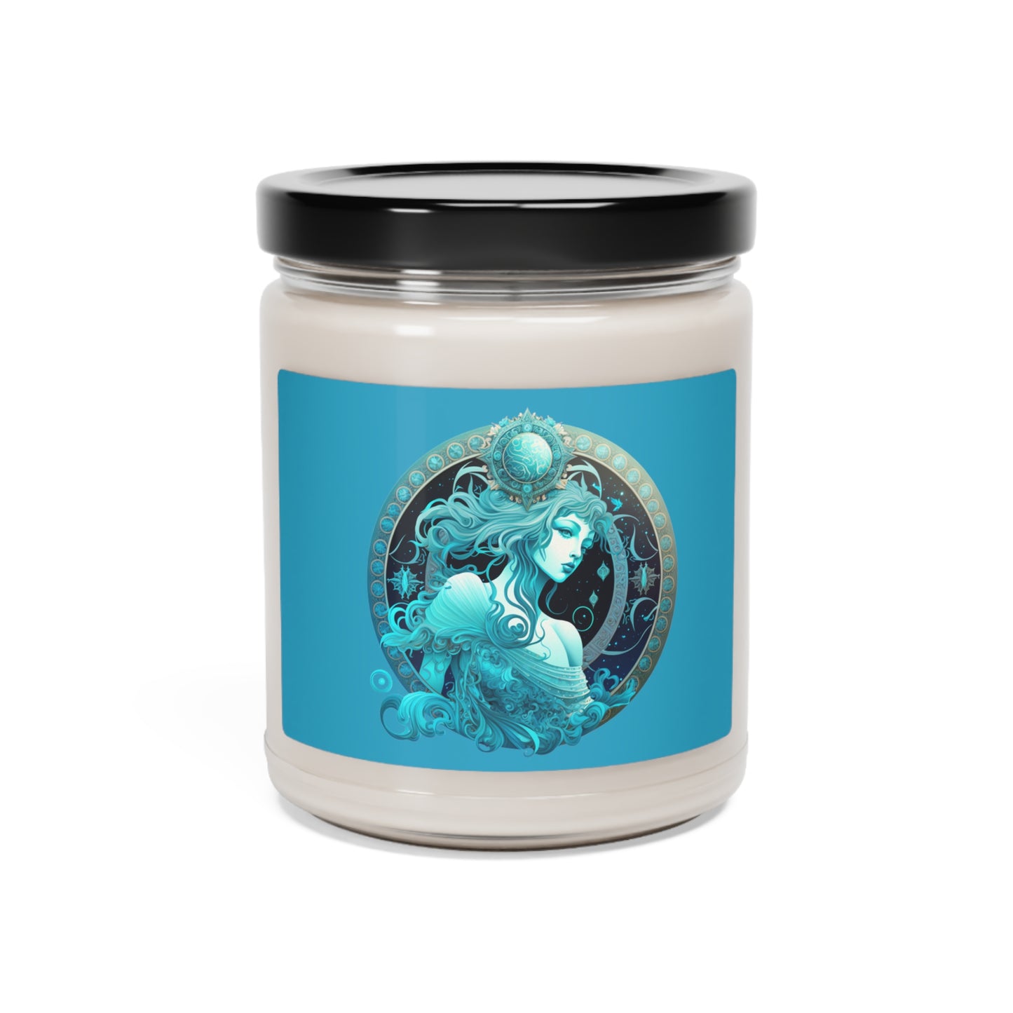 Aquarius Star Sign Soy Candle Zodiac Customized Candle Gift For Birthday