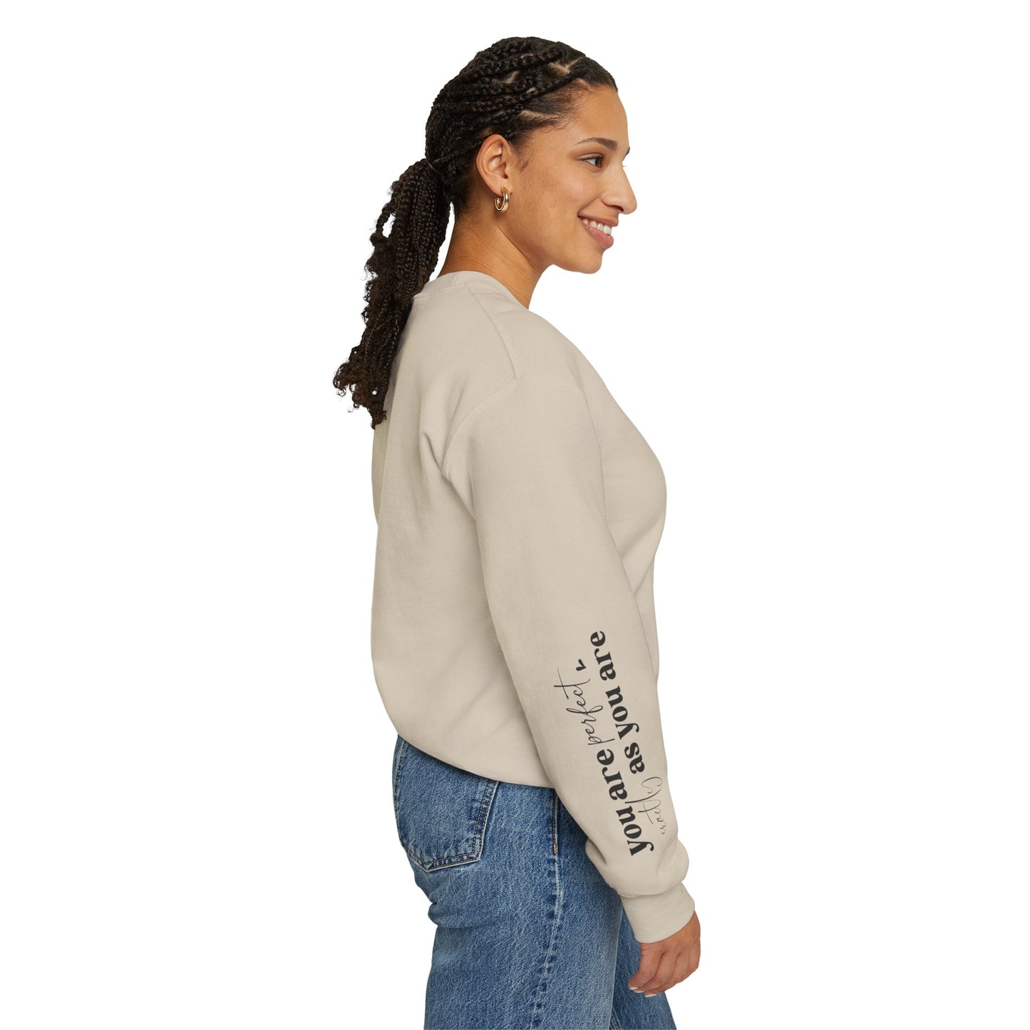 Perfectly Imperfect, You Are Perfect Exactly As You Are , Unisex Heavy Blend™ Crewneck Sweatshirt