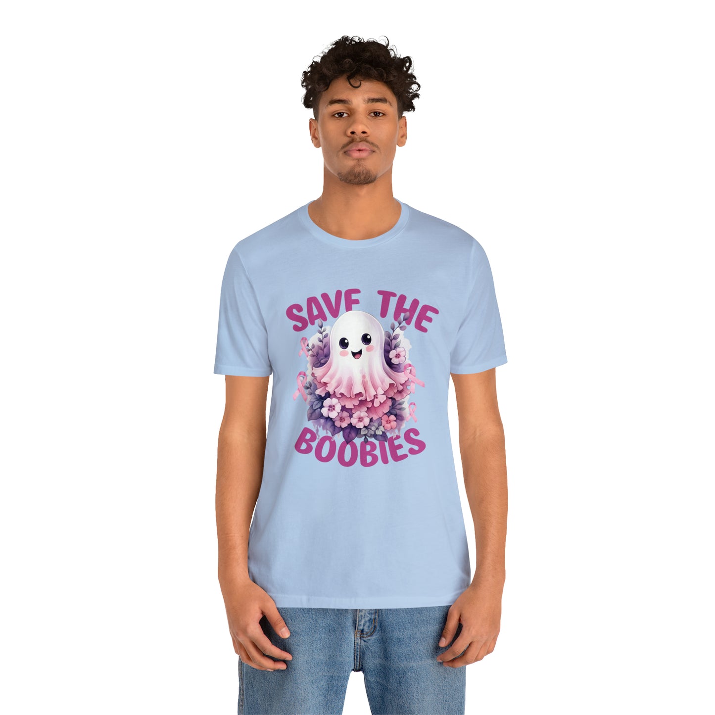 Save The Boobies Unisex Jersey Short Sleeve Tee