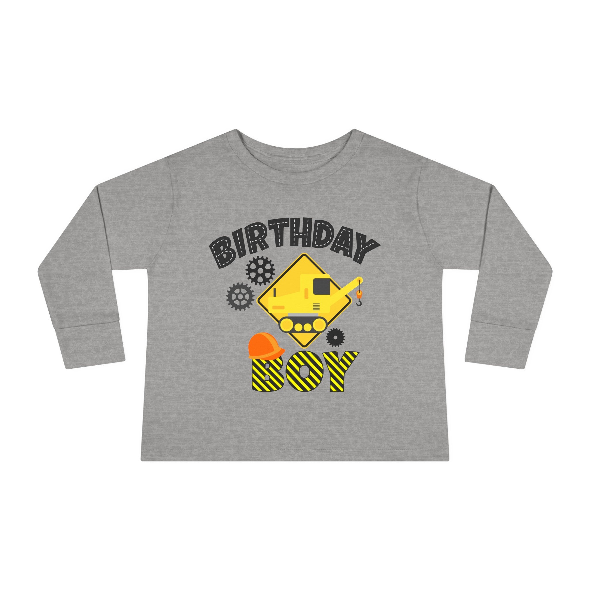 Crane Birthday Boy, Birthday Boy T-shirt, Birthday Tee, Boy's Birthday Tee,  Birthday Boy Tee, Toddler Long Sleeve Tee
