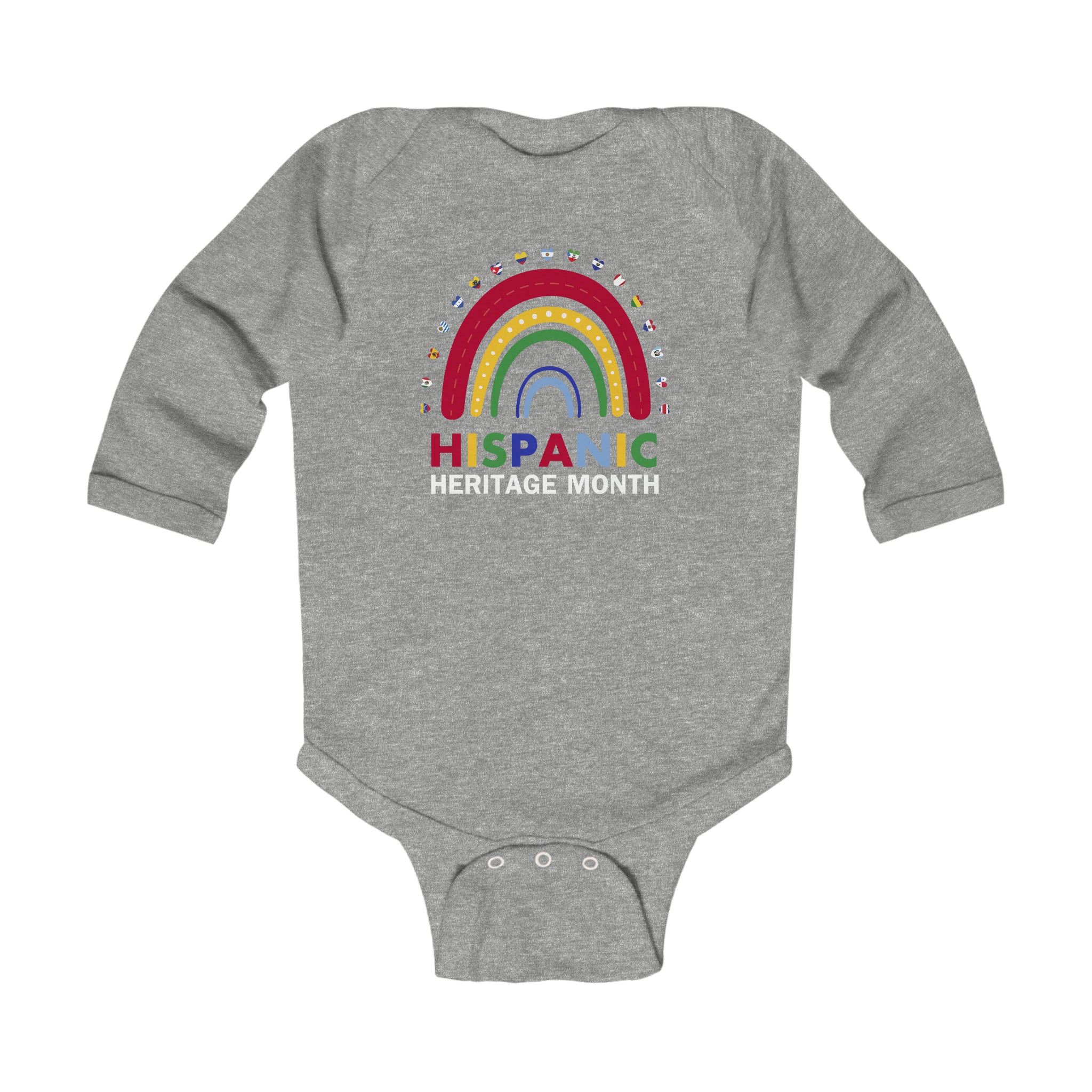 Rainbow - Hispanic Heritage Month Infant Long Sleeve Bodysuit
