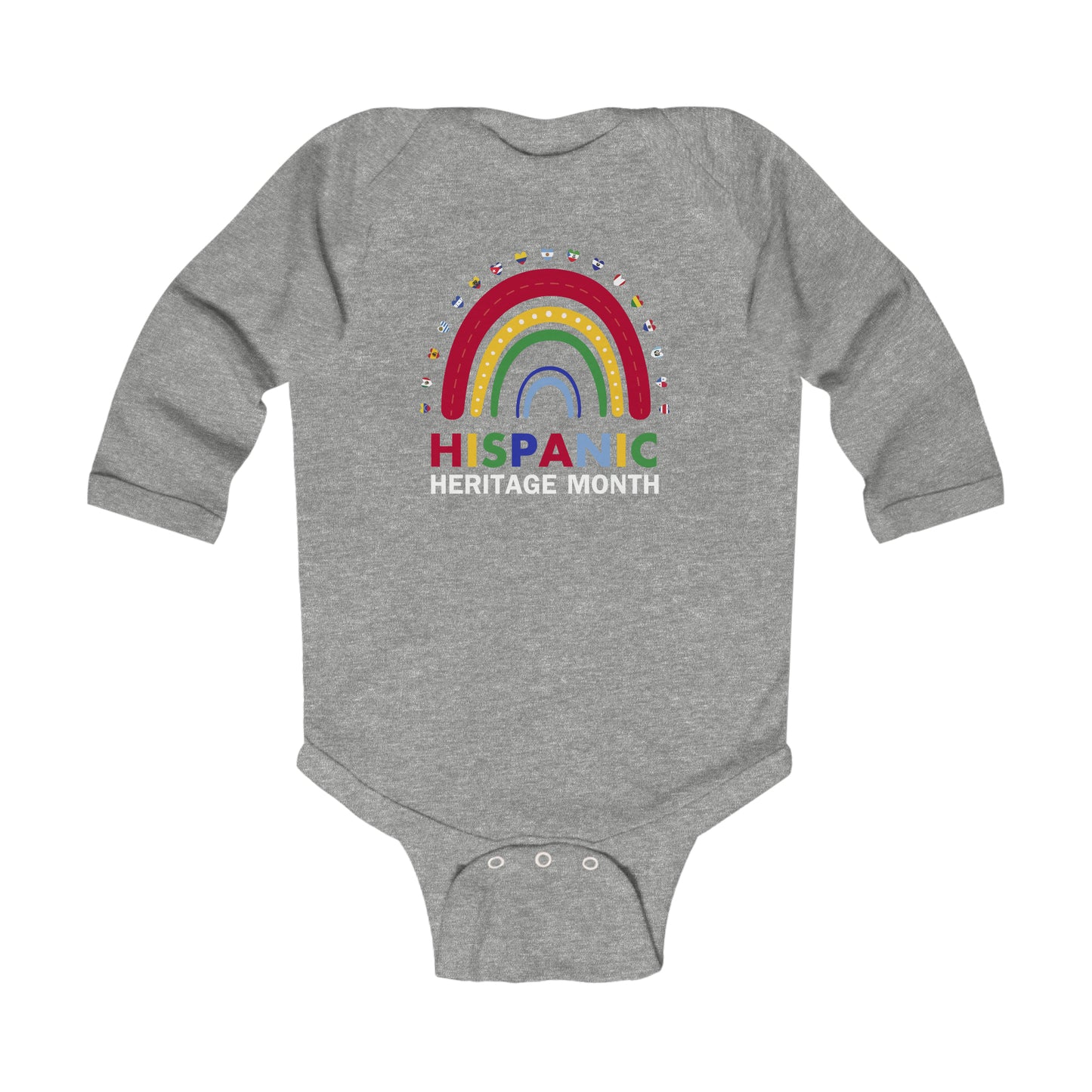 Hispanic Heritage Month Infant Long Sleeve Bodysuit