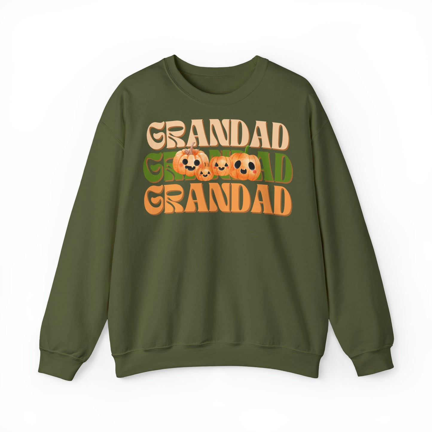 Grandad Pumpkin Unisex Heavy Blend™ Crewneck Sweatshirt