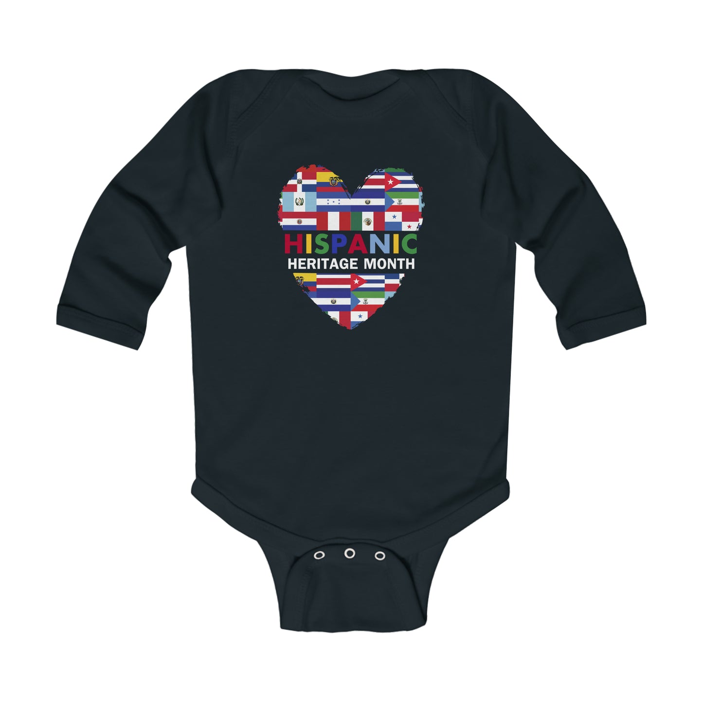 Hispanic Heritage Month Infant Long Sleeve Bodysuit