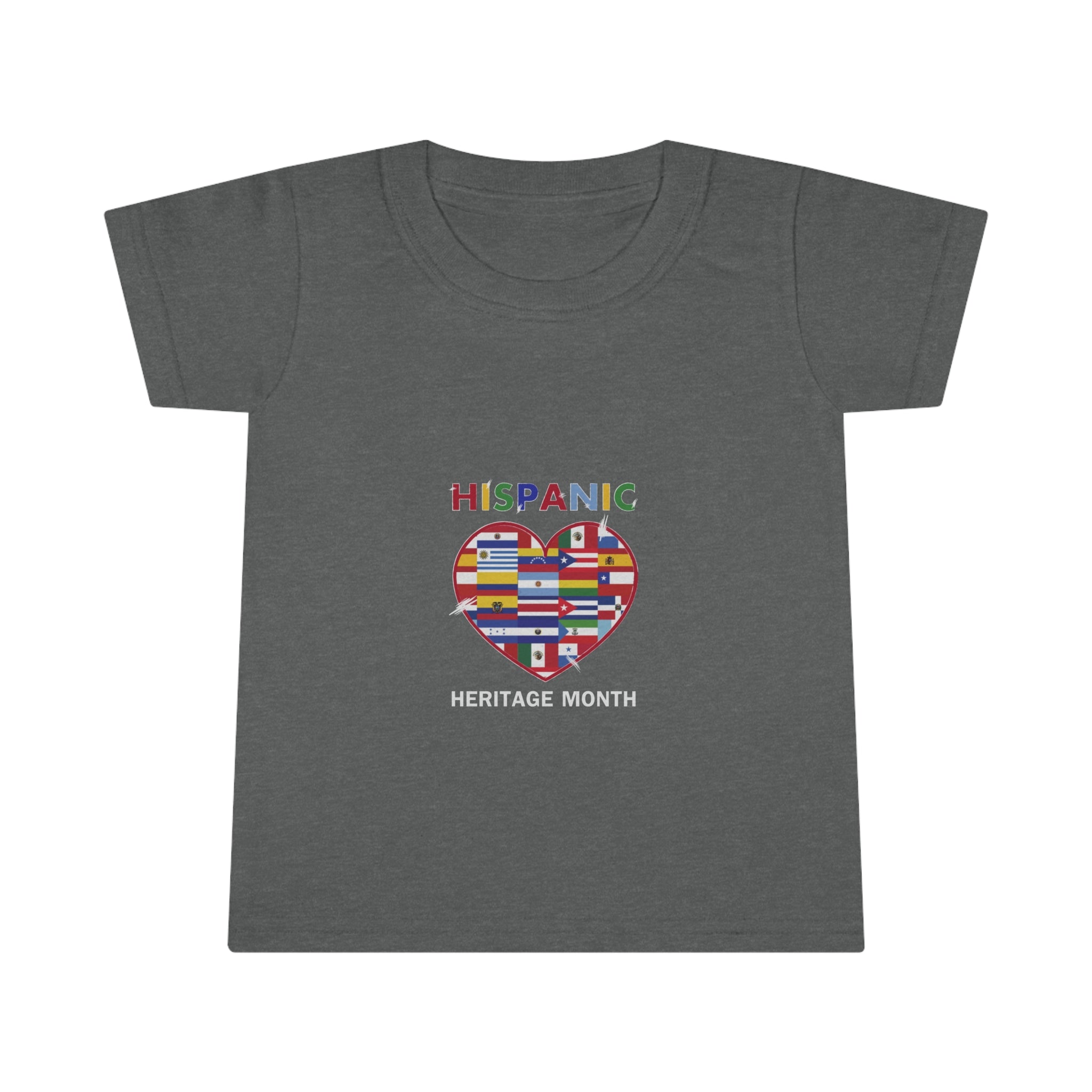 Flag Heart - Hispanic Heritage Month Toddler T-shirt