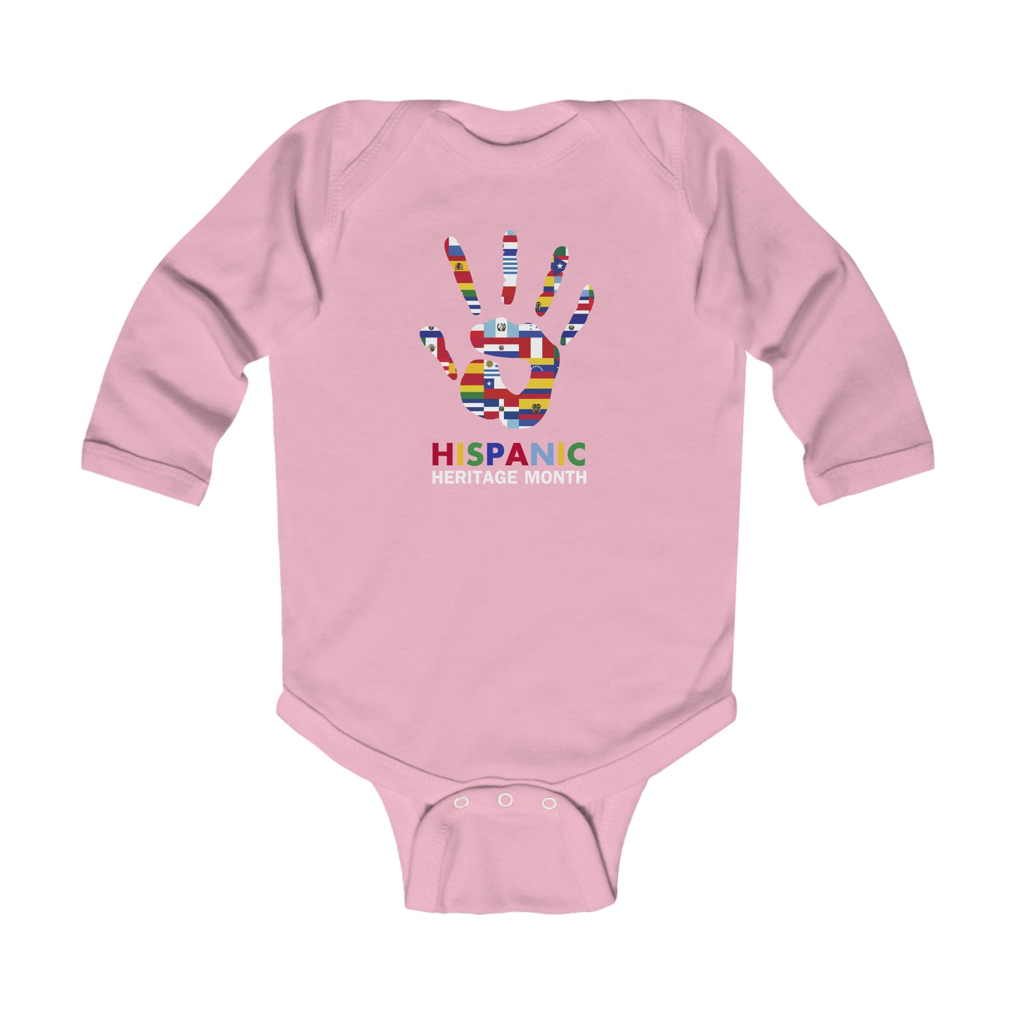 Hispanic Heritage Month Infant Long Sleeve Bodysuit