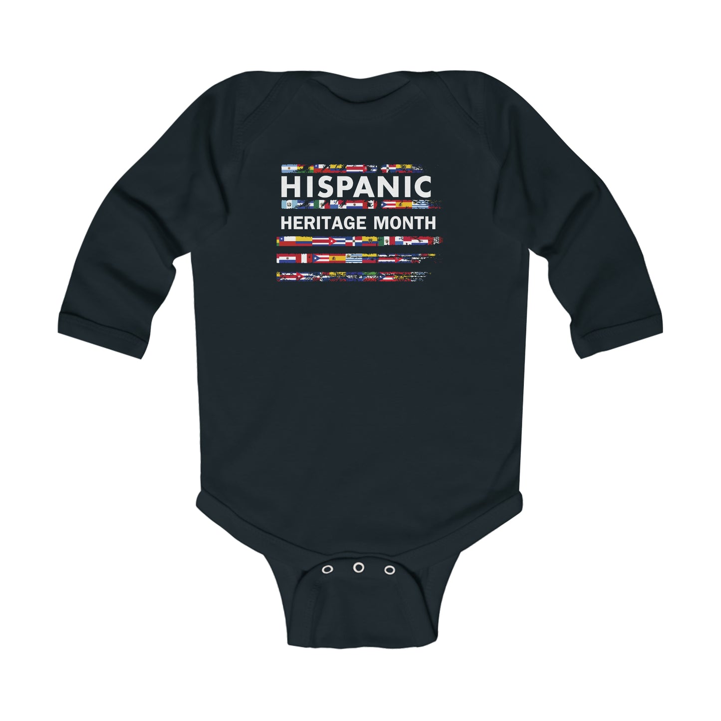 Hispanic Heritage Month Infant Long Sleeve Bodysuit