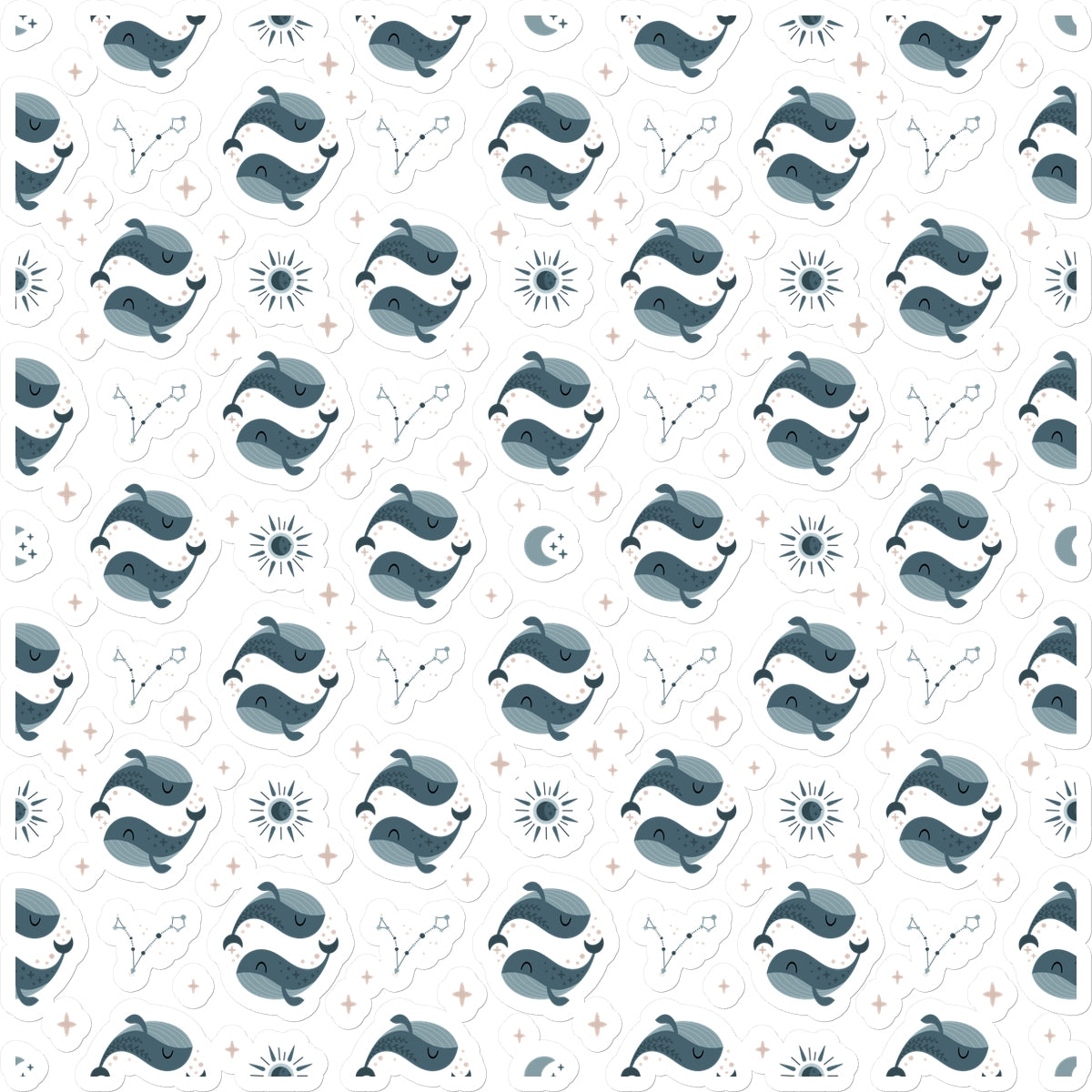 Pisces Pattern Sticker