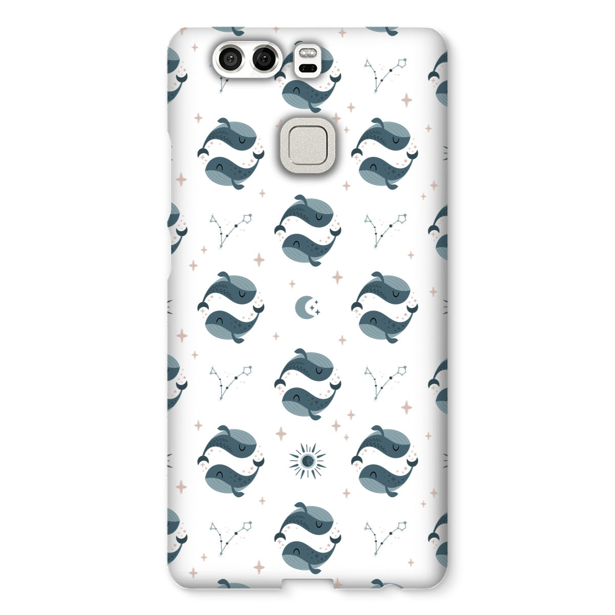 Pisces Pattern Snap Phone Case