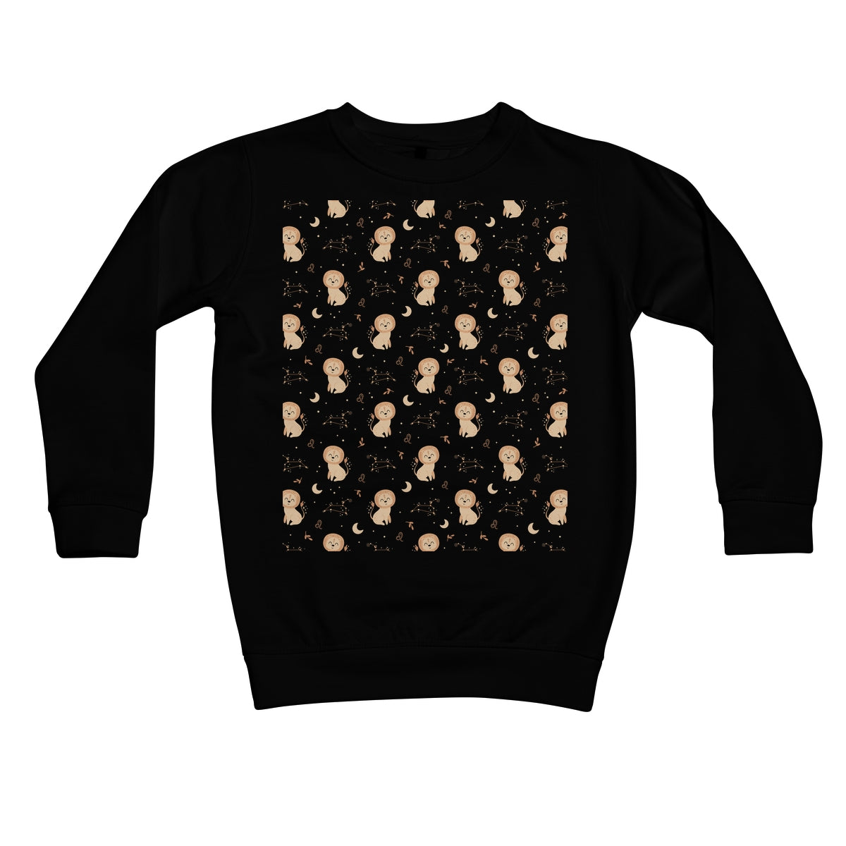 Leo Pattern Kids Sweatshirt