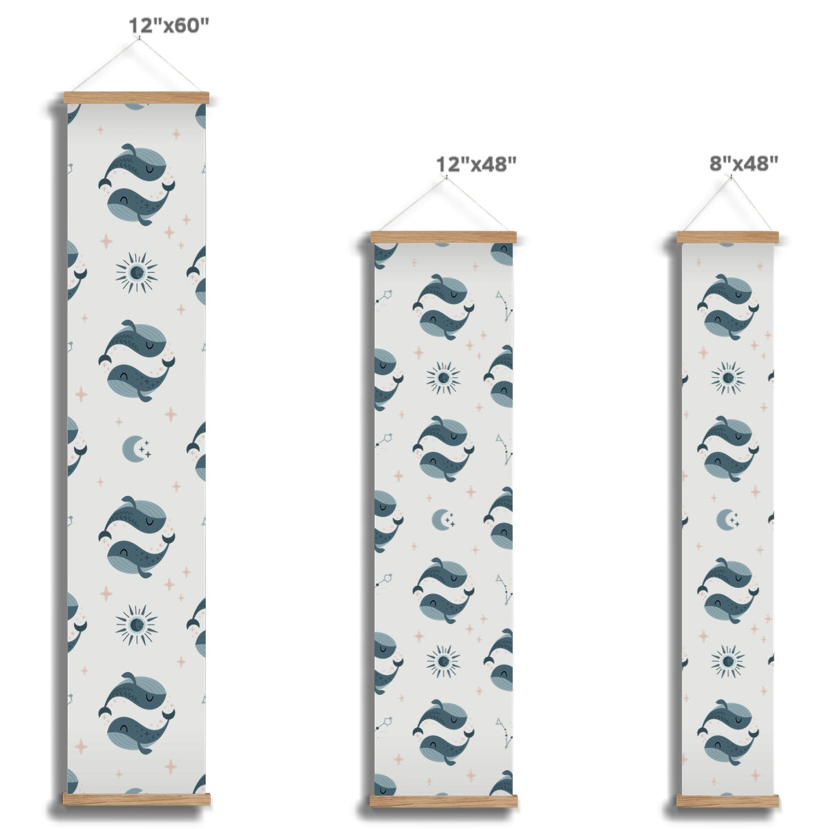 Pisces Pattern Wall Height Chart