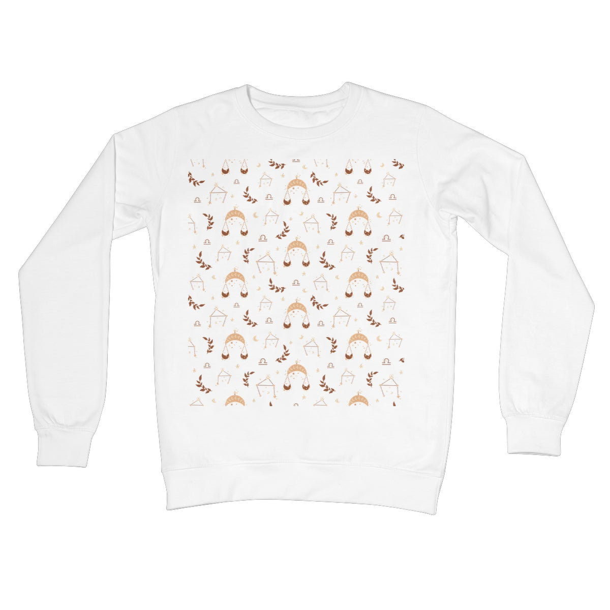 Libra Pattern Crew Neck Sweatshirt