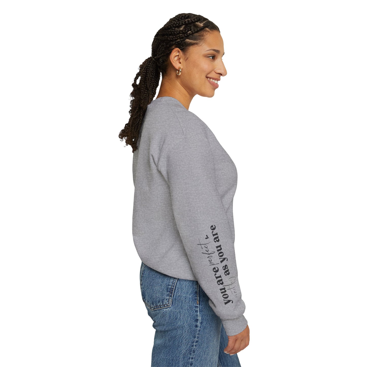 Perfectly Imperfect, You Are Perfect Exactly As You Are , Unisex Heavy Blend™ Crewneck Sweatshirt