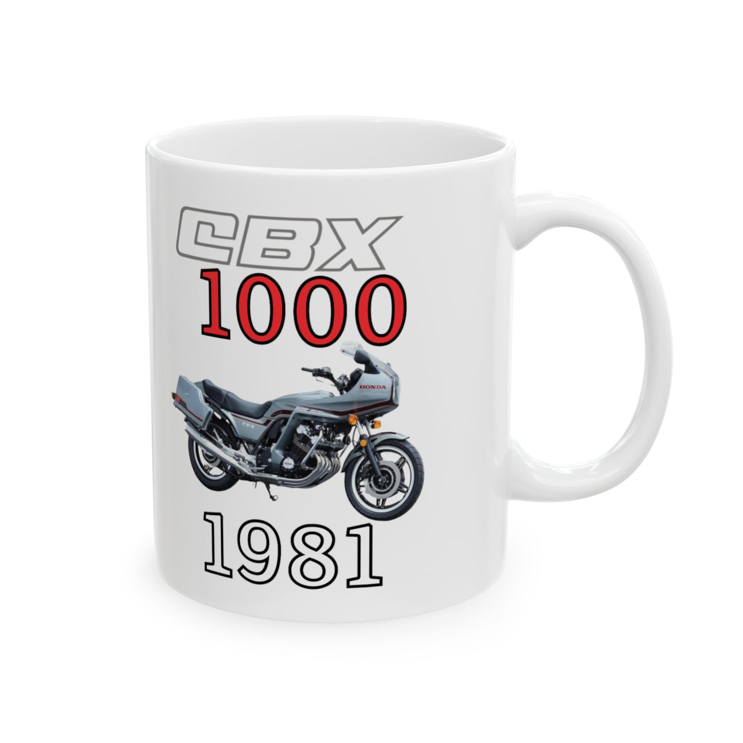 1981 Honda CBX1000 Mug, Honda CBX Mug, 1981 Honda CBX Mug, Honda Motorcycle Mug, Ceramic Mug 11oz