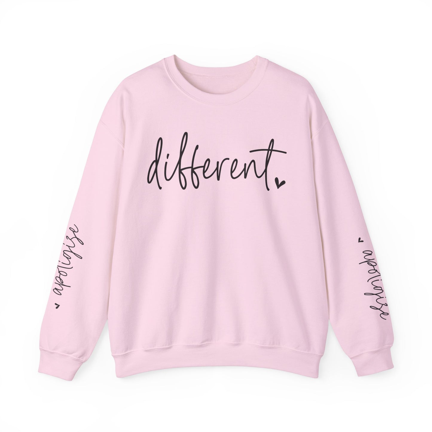 Different & Don't Apologise, Unisex Heavy Blend™ Crewneck Sweatshirt