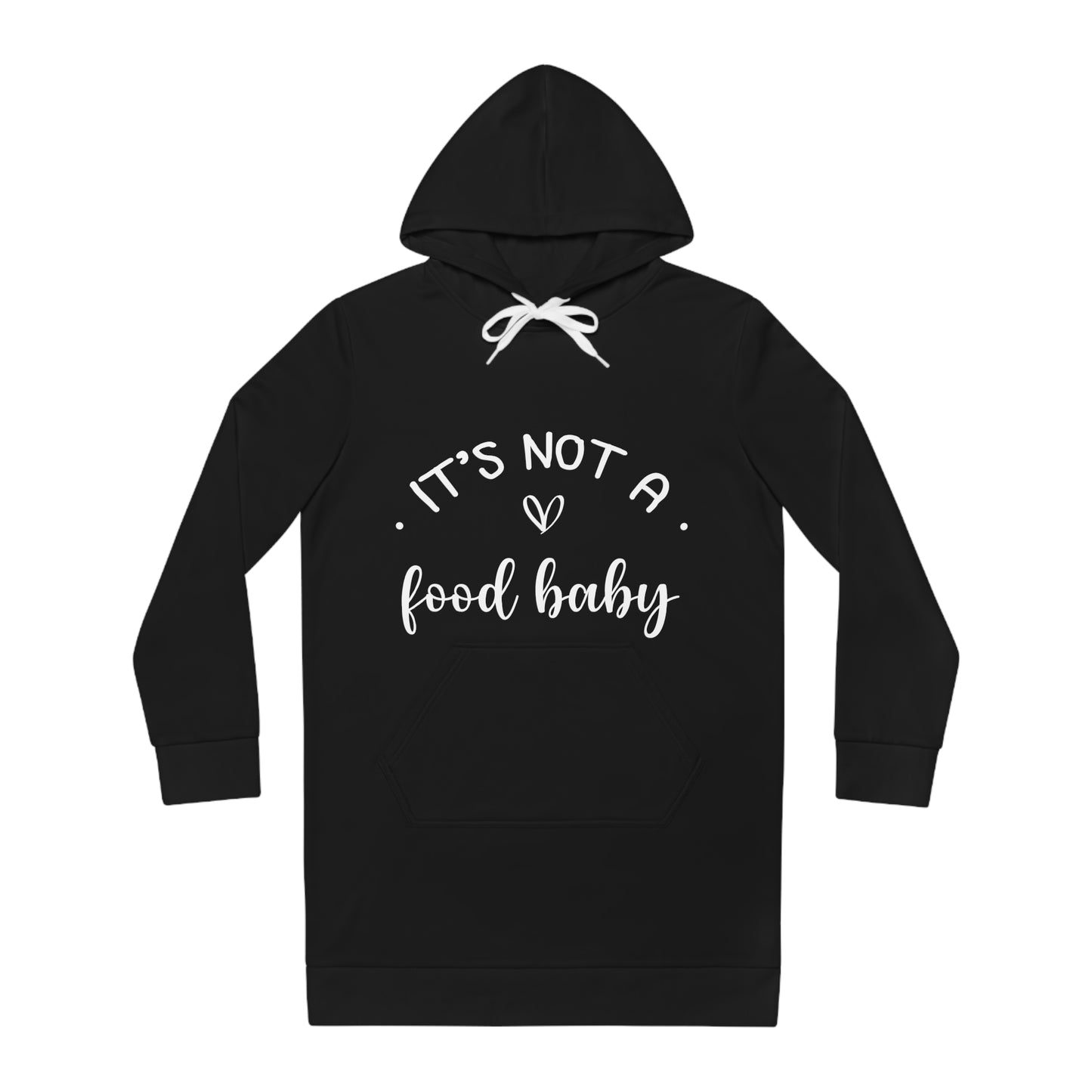 It's Not a Food Baby Women's Hoodie Dress (AOP)